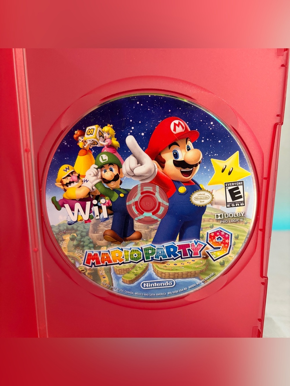 Mario Party 9 (Nintendo Wii, 2012) Disc Only Game Tested & Works Videogame